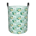 thumbnail image 1 of Fotbe Horse And Flower Cesto de Ropa con Asas, Cesto Impermeable de Gran Capacidad, Bolsa de Lavado para Dormitorio, Cesto de Ropa con Ruedas y Asas-Medium, 1 of 6