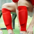 thumbnail image 4 of 1 Pair Shin Protector Sweat-absorbing Fits The Legs Protective Gear Compression Fitness Accessory Calf Protection Reusable Football Calf Sleeve Shinguard for Sports, 4 of 10