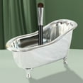 thumbnail image 4 of Organizer Box Space-saving Anti-slip Storage Water-proof Bathtub Shape Makeup Storage Box for Bathroom, 4 of 8