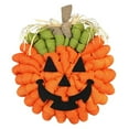 thumbnail image 1 of Couronne d'Automne pour Porte d'Entrée Automne Décoration Tissu Halloween Automne Citrouille Couronne Automne Récolte Automne Thanksgivings Halloween Décor Intérieur Extérieur, 1 of 9