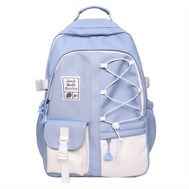 Women's Stylish Preppy Zipper Backpack - Large Capacity Rucksack Perfect for All-Match School Bag For Students