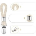 thumbnail image 3 of 4.53 x 0.91" Tea Towel Holder Bathroom Towel Holder Storage Strap Rings - 8 Pieces (A-5-F6), 3 of 5
