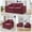 WINE RED + Corduroy + Foam, variant on 2-Seater Cloud Modular Sofa - Removable Cushion Covers, No Assembly Required for Living Room,WINE RED