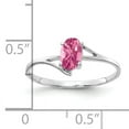 thumbnail image 2 of Primal Gold 14 Karat White Gold 6x4mm Oval Pink Tourmaline Ring, 2 of 4