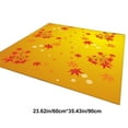thumbnail image 3 of AuroraX Thanksgiving Living Room Area Rug Non-Slip Backing Fall Halloween Bath Mat Rug Contemporary 35x23 Inch Maple Leaf, 3 of 6