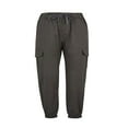 thumbnail image 3 of MesaSe Men‘s Cargo Pants Casual Drawstring Elastic Waist Relaxed Fit Long Jogger Cargo Trousers, 3 of 6