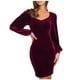 thumbnail image 1 of Vestidos lisos de playa de manga larga informales de moda de verano para mujer Fridja yut3753, 1 of 8