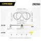 thumbnail image 5 of Set de snorkel Cressi Ondina y Top Jr transparente amarillo, 5 of 7