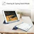 thumbnail image 4 of Fintie Case for iPad 9.7-inch 6th & 5th Gen - Translucent Frosted Back Shell Cover with Pencil Holder, 4 of 7