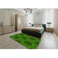 thumbnail image 4 of Ahgly Company Indoor Rectangle Patterned Deep Emerald Green Area Rugs, 5' x 7', 4 of 6