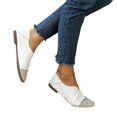 thumbnail image 4 of Willtoo Slip On Flats Shoes for Women Comfortable Round Toe V Cut Casual Ballet Flats Soft Walking Shoes Lightweight Breathable Shoes, 4 of 6