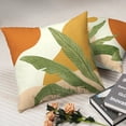 thumbnail image 6 of Abstract Boho Pillow Covers 18X18 Tropical Leaves Throw Pillow Covers Set of 2 Modern Palm Tree Decorative Pillow Case for Living Room Couch Patio Home Decor, 6 of 6