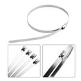 thumbnail image 7 of 197In Exhaust Heat Wrap Roll for Motorcycle Fiberglass Heat Shield Tape with 4 Stainless Ties,Brown, 7 of 7