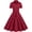 Red, variant on Lovskoo 2024 Women 1950S Vintage Short Sleeve Doll Collar Retro Swing A Line Summer Dress Cocktail Party Evening Prom Gown Light Blue