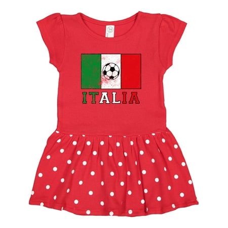 

Inktastic Italian Soccer Gift Toddler Girl Dress