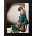 thumbnail image 2 of Hollywood Photo Archive 12x14 Black Modern Framed Museum Art Print Titled - Lenore Aubert, 2 of 5