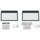 thumbnail image 4 of Bewildely 6000K Números de casa Luz de pared solar Lámpara iluminada Placa de puerta impermeable Herramienta de iluminación para patio de casa al aire Iluminación y accesorios Tipo 2 Bewildely HA072948-02, 4 of 6