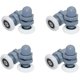 thumbnail image 5 of 12 Piezas Rodillo para Puerta de Ducha Rodillos de Ducha Rodillos para Puerta Rodillo para Puerta Corredera Rodillos Inferiores para Puerta Rueda para Puerta de Ducha Rodillo Rueda para Ducha Rueda, 5 of 5