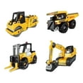 thumbnail image 3 of 4x Vehículos de construcción Kit de construcción de DIY Decoración Simulación de regalos de vacaciones Asamblea rápida excavadora de camiones volquete, 3 of 8