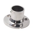 thumbnail image 4 of JISADER Boat Hand Rail Round Base 316 Stainless Steel for 32mm Pipe Tubing Accessory 90 Degrees, 4 of 9