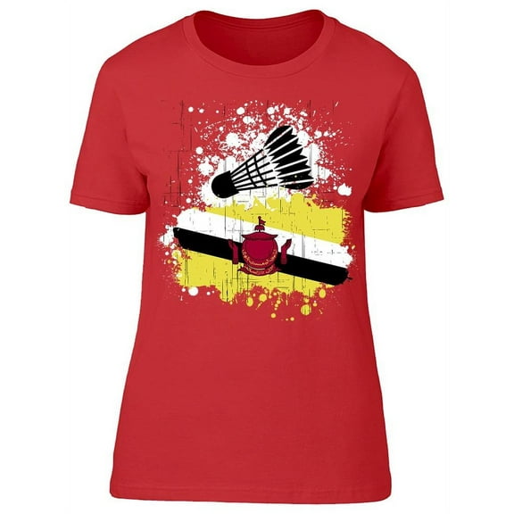 Brunei Darussalam Badminton Team T-Shirt Women -Image by Shutterstock Women T-Shirt, Female Medium