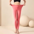 thumbnail image 4 of Audhol Winter Leggings for Women Women Solid Workout Leggings Pant Fitness Sports Running Athletic Pants Fashion Soft Tummy Control Workout Yoga Pants Thermal Leggings for Women Hot Pink 3XL, 4 of 9