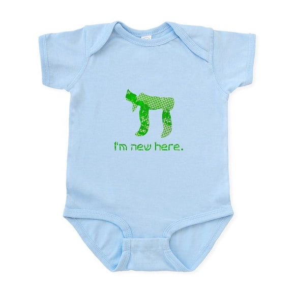 CafePress - Chai, I'm New Here! Infant Bodysuit - Baby Light Bodysuit, Size Newborn - 24 Months