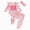 H1754-Red, variant on TOWED22 Newborn Baby Girl Fall Winter Clothing 3pc Sets Outfits Long Sleeve Round Neck Print Bodysuit Romper Pants Headband Jumpsuit Set(Purple,3-6 M)