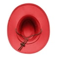 thumbnail image 4 of DondPO Western Cowgirl Hat Men Women Cowboy Hat Cap Wide Sunhat Winter Cowboy Hat Straw Cowboy Clearance！, 4 of 5