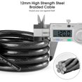 thumbnail image 4 of Bicycle Lock with 5-Digit Code, 1.2m Long, Combination Lock Wheel with Cable, Very Light, Safety Wheel Lock for Bicycles, Mountain Bikes and Scooters with Blue Bracket, 4 of 7