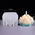 thumbnail image 2 of Vela en Forma de Concha 3D Molde de Silicona Rayas Concha Pastel Chocolate Molde de Silicona Jabón Molde Agua Concha Molde,A, 2 of 5