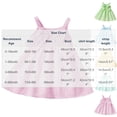 thumbnail image 3 of Noric Girls Summer Dresses Sleeveless Spaghetti Strap Princess Dresses with Big Bow Tie Loose Fit A Line Swing Dresses Ages 0-9, 3 of 6