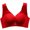#7-Red, variant on Pntutb Womens Clearance,Women's Bra Soild Wire Free Underwear One-Piece Bra Everyday Wireless vest Rollback