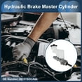 thumbnail image 3 of Cilindro Maestro de Freno Único Bargains con Depósito No.46101SDCA04 para Honda Accord VII 2003-2008 Cilindro Maestro Hidráulico Aleación de Aluminio Plástico 1 Pcs, 3 of 7