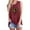 Wine summer tops for women, variant on USSUMA Plus Womens Tops Dressy Casual Sleeveless Crewneck Women's Shirts and Blouses Loose Graphic Tank Tops T-Shirts for Women Trendy Sunflower Vase Print Tunic Top Summer Beach