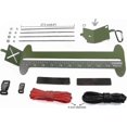 thumbnail image 2 of 2-In-1 Paracord Jig Kit Adjustable Length Bracelet Maker Kit Diy Craft Tools 4" To 13", Dark Green, 2 of 3