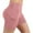 Pink, variant on Bloomae Biker Shorts Women with Pockets Stretch Tummy Control Workout Shorts High Waisted Yoga Running Gym Spandex Compression Short Pants Brown S