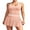 Light Pink, variant on Charmo Womens Two Piece Tennis Dress High Waist Pleated Tennis Skirt with Shorts Racerback Crop Golf Workout Skirts Sets