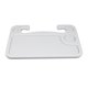thumbnail image 4 of Bandeja genérica para volante de coche, fácil instalación, accesorios de viaje para coche. L Gris, 4 of 9