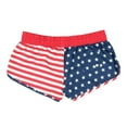 thumbnail image 2 of American Flag Women's Printed Shorts (Large), 2 of 2