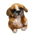 thumbnail image 2 of Muñeco de peluche de perro de 7,87 pulgadas, adorable y tierno, adorno para sofá, juguete de peluche. marrón, 2 of 9