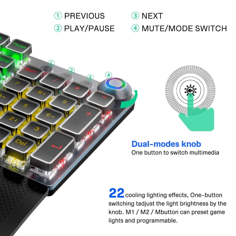Logitech Wireless Keyboard And Mouse Combo AULA F2088 Mechanical Gaming ...