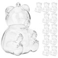thumbnail image 1 of 12pcs Wedding Candy Boxes Clear Bear Shaped Chocolate Box Party Favors Box, 1 of 3
