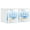 White-1 inch, variant on Comix Economy 3-inch 3 Ring Round View Binder with Clear Cover, Holds 600 Sheets Paper, 2 Pack White