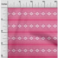 thumbnail image 1 of oneOone Silk Tabby Fabric Geometric Block Printed Fabric 1 Yard 42 Inch Wide, 1 of 4