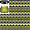 thumbnail image 1 of Frascos de vidrio Domensi de 30 ml con tapas, 100 unidades, para cosméticos, 1 onza, 1 of 7