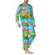 thumbnail image 2 of Fotbe Farm Animals Pijama de Hombre con Estampado de Manga Larga, Conjunto de 2 Piezas, Ropa de Dormir Suave y Cómoda con Bolsillos-Medium, 2 of 7