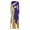 Purple, variant on Women Metallic Color Block Liturgical Praise Dance Bodysuit Wide-Leg Jumpsuit Yellow S