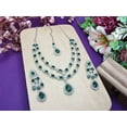 thumbnail image 3 of Parshwa Creations Exquisite Indian Bollywood Wedding Silver Plated Kundan Jewelry Choker Necklace Set, 3 of 4