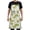Cartoon Dinosaur and Kiwi Fruits, variant on Cartoon Cute Sheep Flower Leaf Kitchen Apron with 2 Pockets Adjustable waterproof Cooking Aprons for Women Men Chef